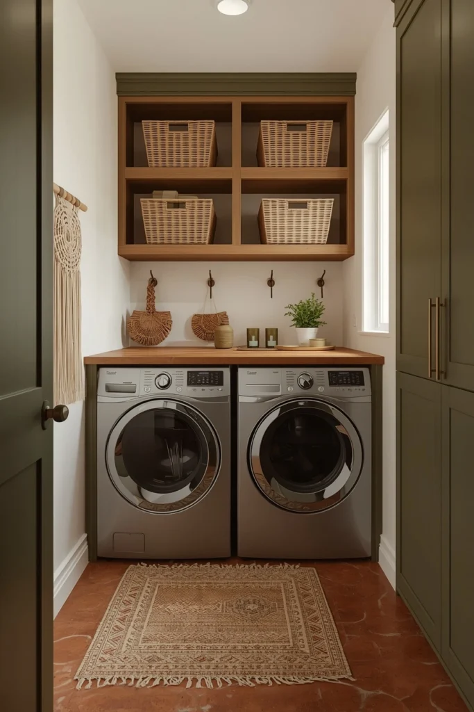 Budget Boho Mudroom Makeover — Under $200 Total