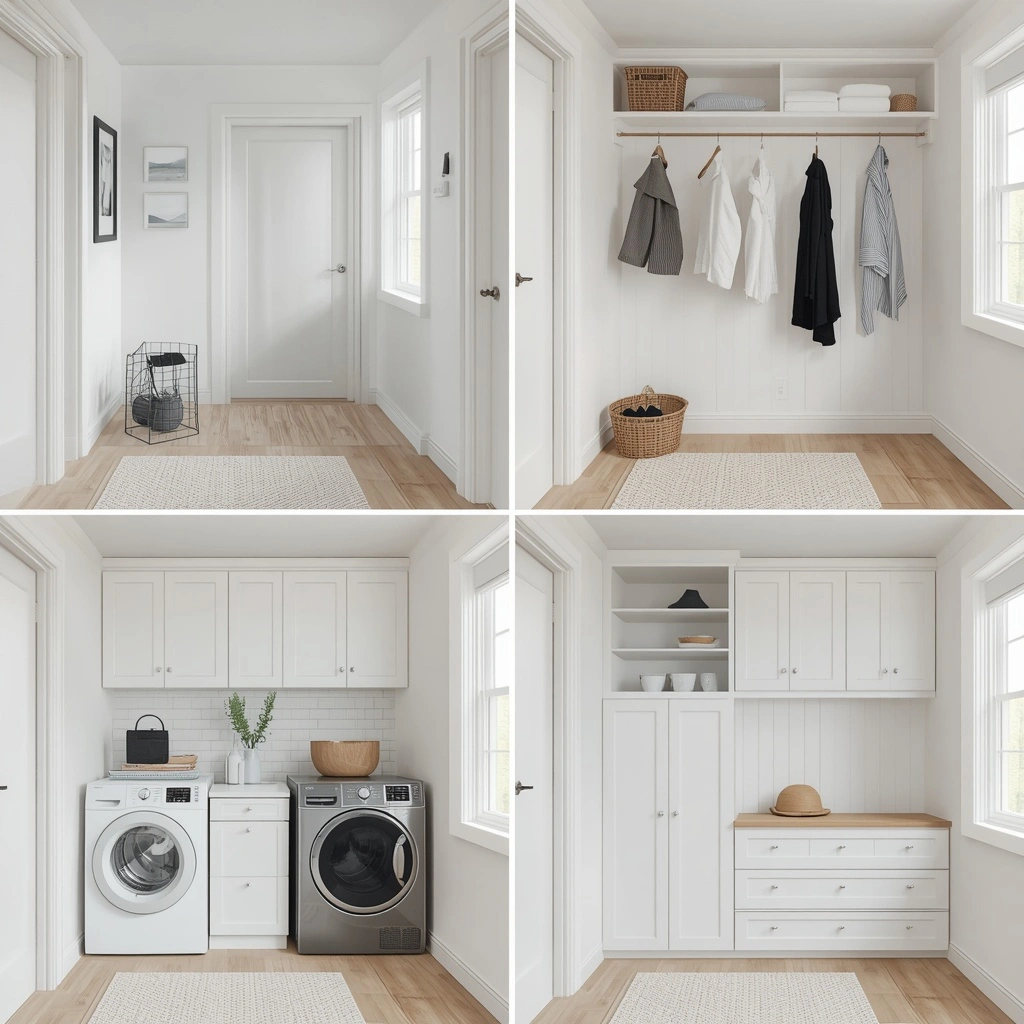 mudroom laundry combo renovation 
