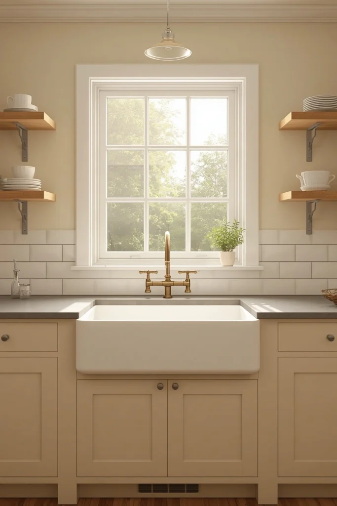  The Apron Sink farmhouse Kitchen 