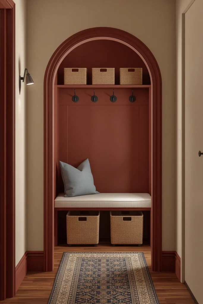 The Coat Closet Conversion mini mudroom