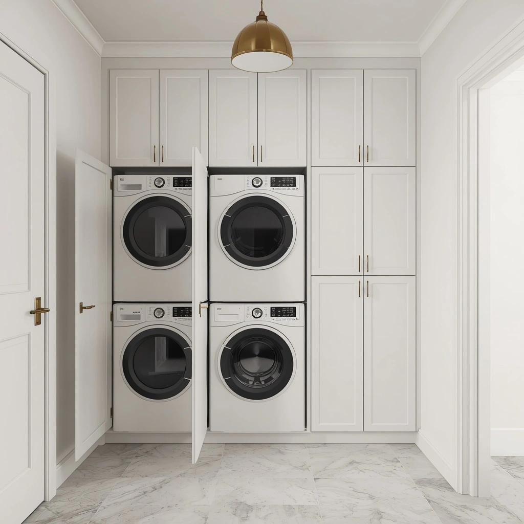 laundry mudroom with cupboard