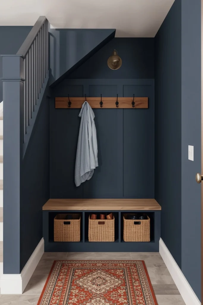 Under-Stair Mini Mudroom