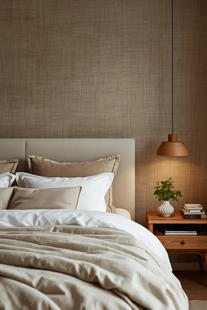 Soft & Textured: Dreamy Without Drama bedroom wallpaper