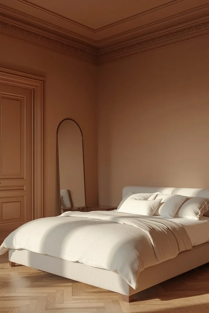 16 Classy Bedroom Ideas That Ooze Quiet Luxury Without the Price Tag 2 bedroom, featuring color-drenched warm taupe walls