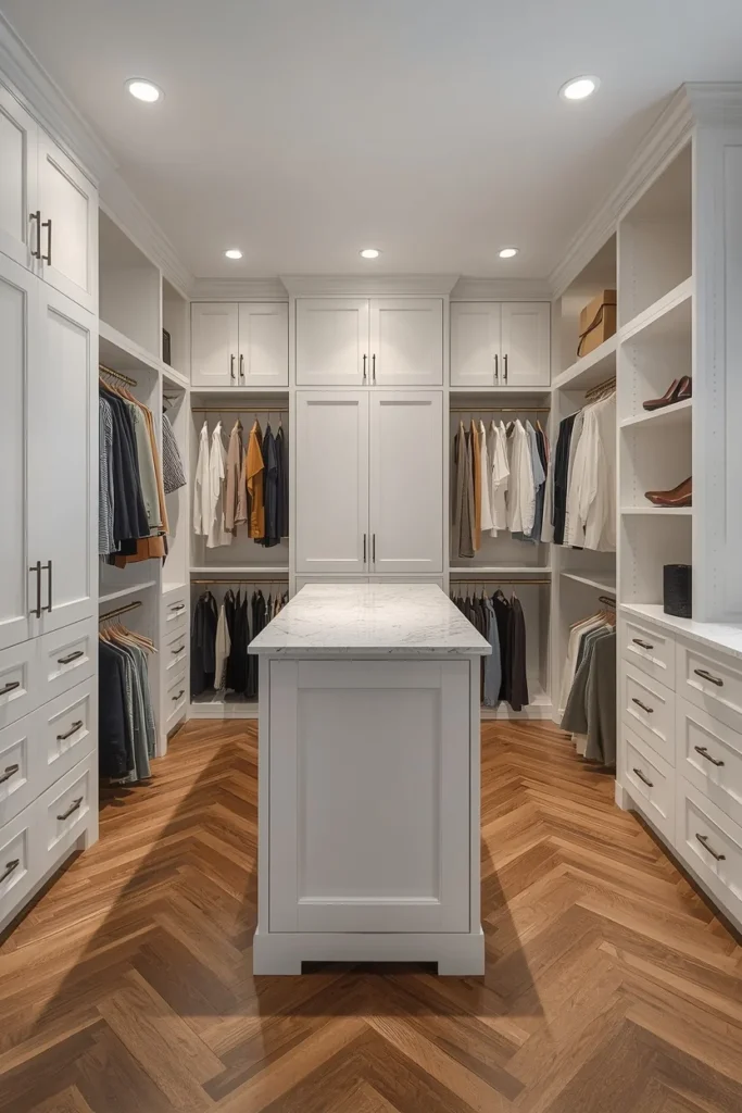 24 Custom Walk-In Closet Designs That Make Getting Dressed Feel Like a Dream 2 Custom Walk-In Closet Designs