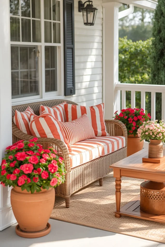 19 Summer Porch Decor Ideas That Make Outdoor Living Bright & Beautiful 2 summer porch decor ideas with Mix Texture