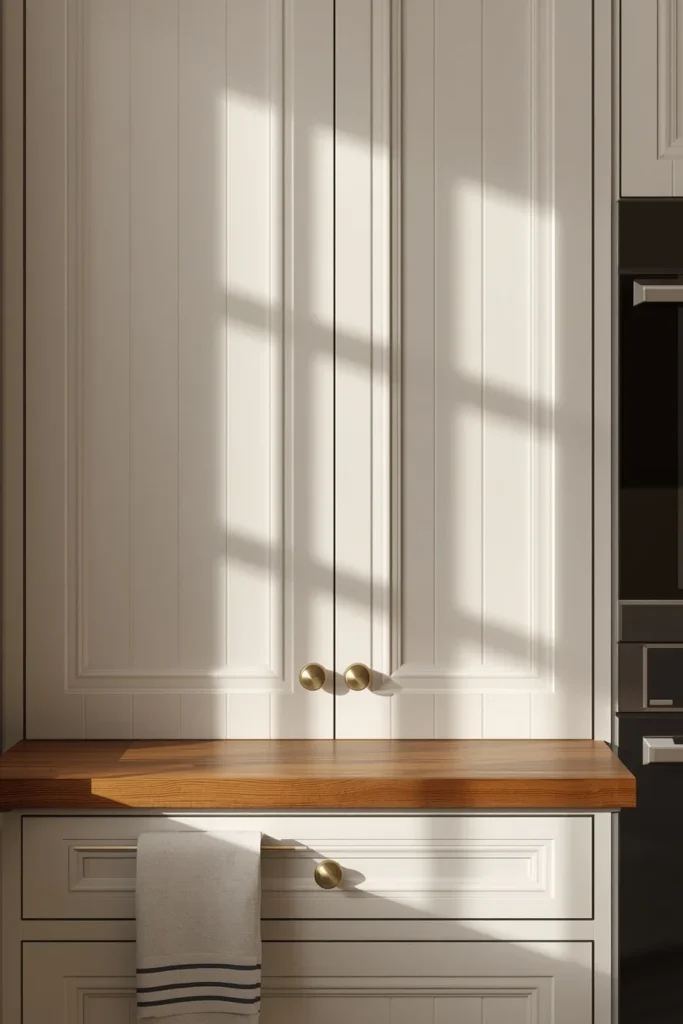 20 White Kitchen Ideas That Are Bright, Fresh & Absolutely Dreamy 2 kitchen close-up, featuring white shaker cabinet doors