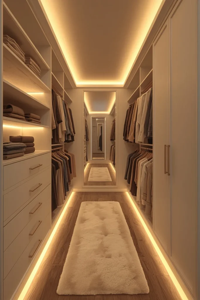 24 Custom Walk-In Closet Designs That Make Getting Dressed Feel Like a Dream 11 Style Your Closet Like a Capsule Wardrobe