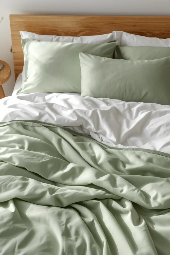 Sage Green Bamboo Viscose Duvet