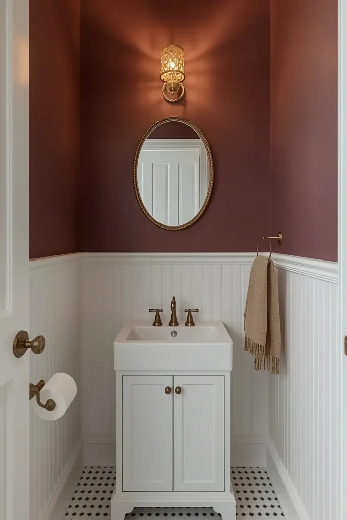 23 Half Bathroom Ideas That Turn a Tiny Room Into a Total Showstopper 12 Go Green with Plants and Nature