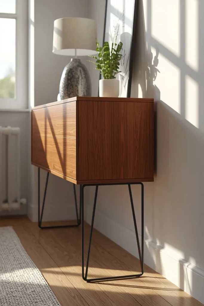  living room console, featuring an IKEA sideboard