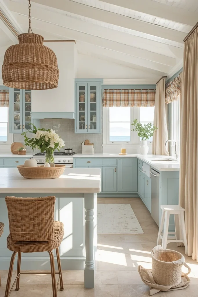 16 Solarium Kitchen Ideas That Flood Your Home With Beautiful Light 13 Coastal Solarium With Wicker and Linen