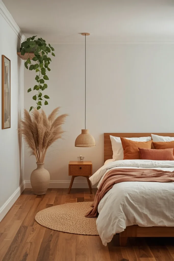 22 Basement Bedroom Ideas That Are Cozy, Stylish & Surprisingly Bright 14 Bring Nature Indoors in a basement bedroom