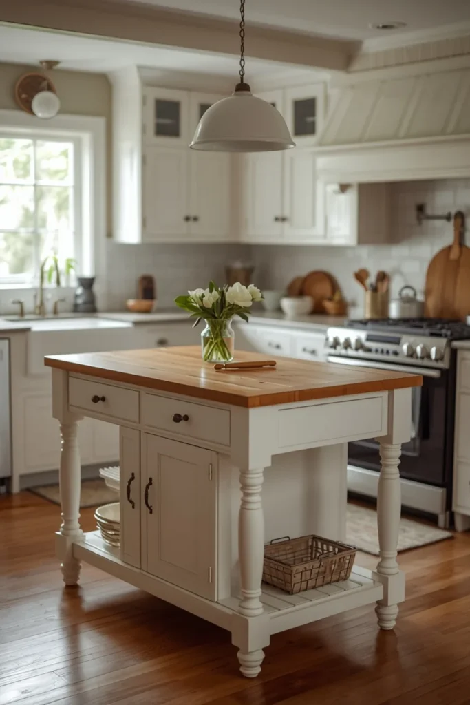 25 Kitchen Island Ideas That Steal the Show in Every Home 14 Farmhouse Island