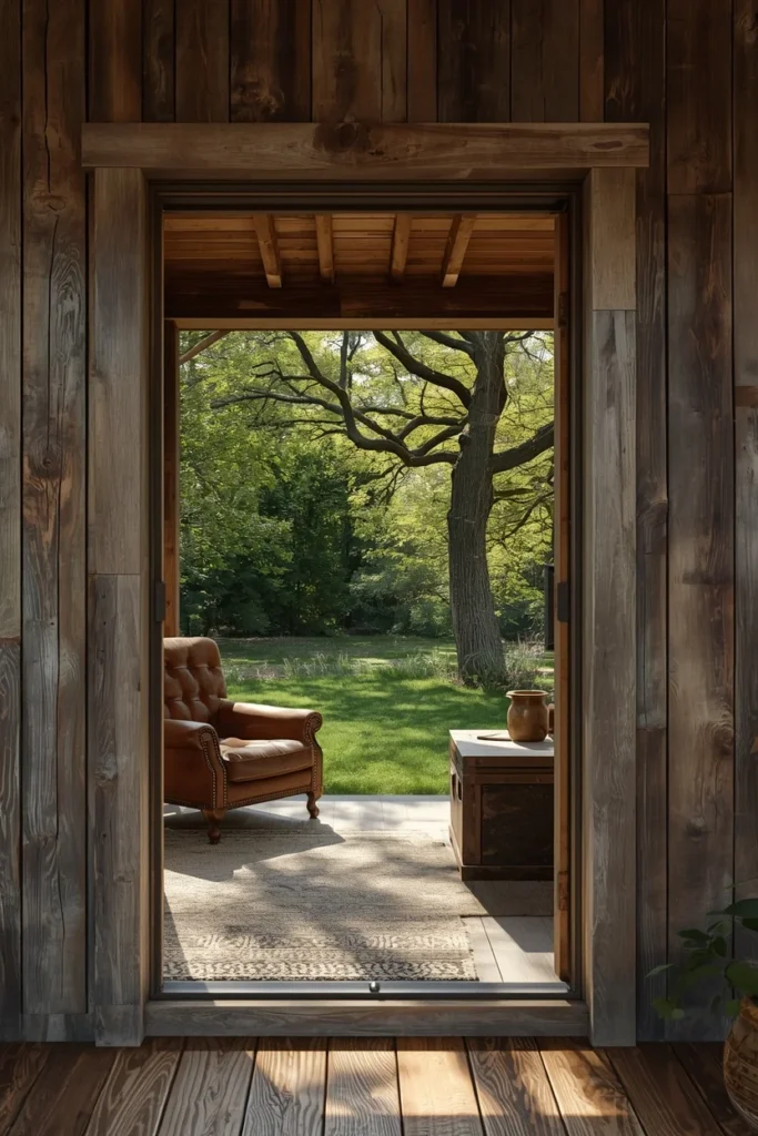 19 Summer House Ideas That Make Your Garden Feel Like a Vacation Destination 14 rustic garden cabin, featuring exterior walls built