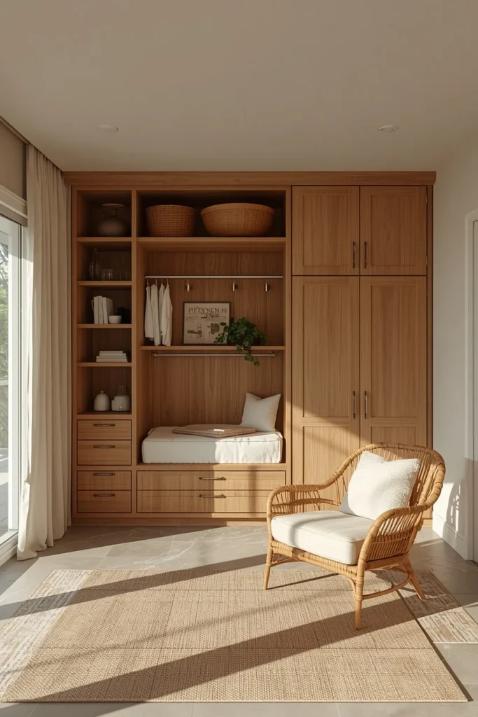 pool house guest suite, featuring a Murphy bed 