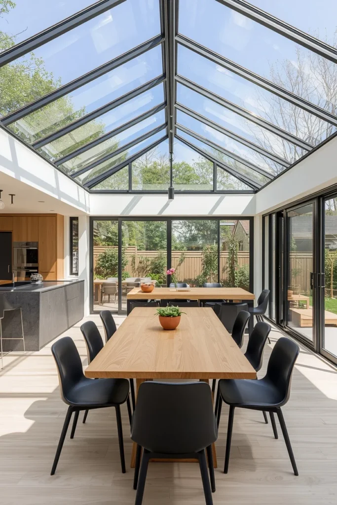 16 Solarium Kitchen Ideas That Flood Your Home With Beautiful Light 16 Solarium Dining and Cooking Combined