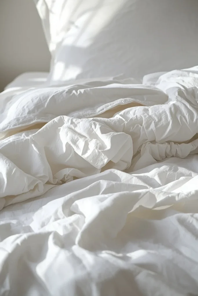 Embroidered French Lace Ruffle Duvet