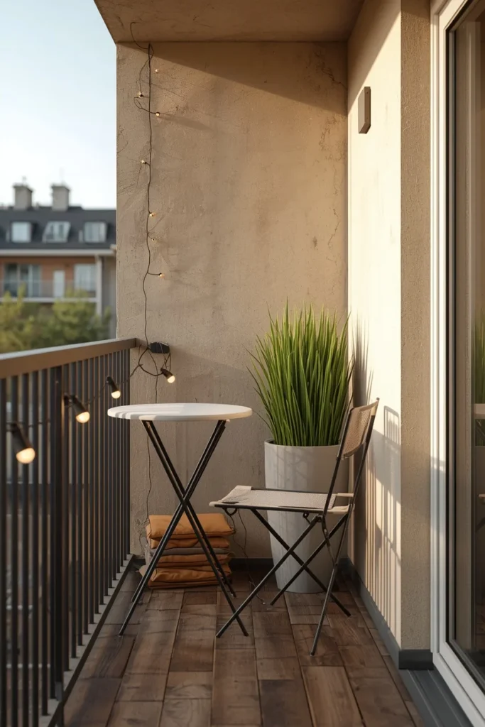17 Back Patio Ideas That Transform Any Outdoor Space Into a Cozy Retreat 17 small apartment balcony patio,