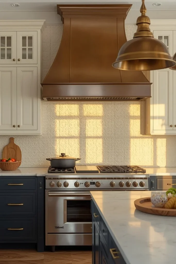 Tin Ceiling Tiles as an Accent Backsplash