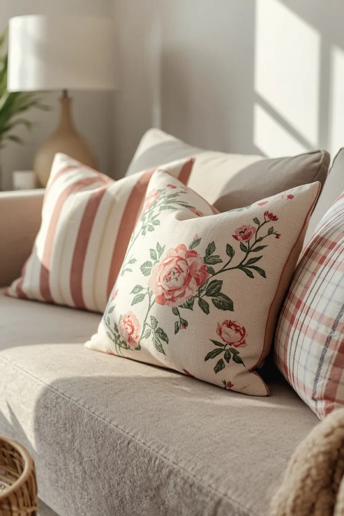  family room, featuring a neutral sofa