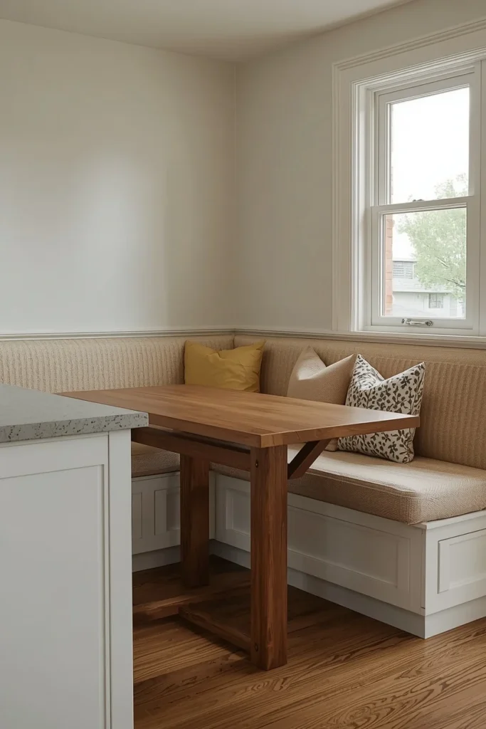 25 Kitchen Island Ideas That Steal the Show in Every Home 18 Island With Built-In Banquette Seating