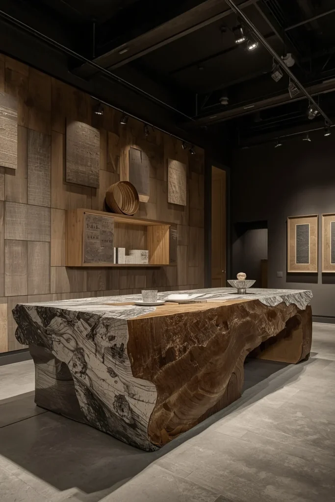25 Kitchen Island Ideas That Steal the Show in Every Home 20 Sculptural Furniture-Style Island