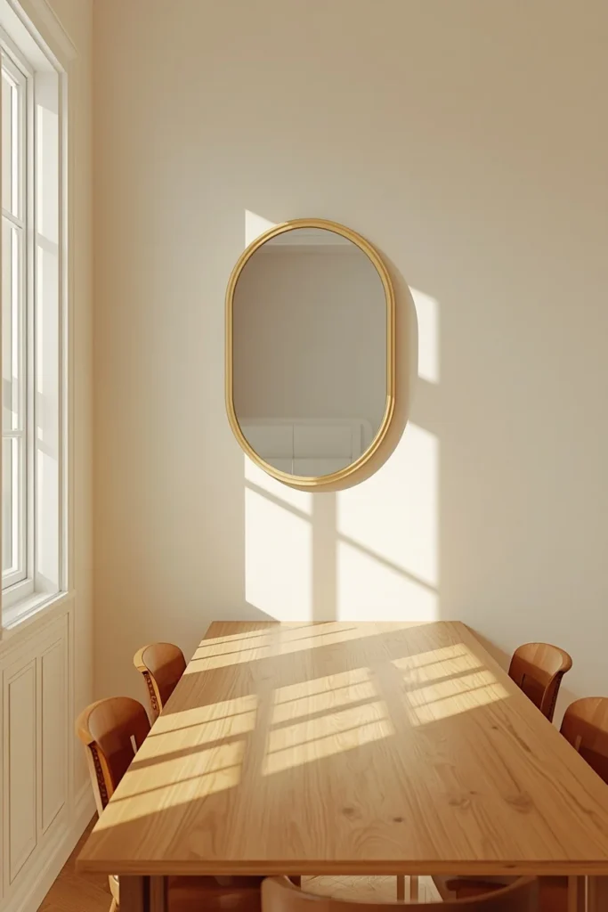 19 Small Dining Room Ideas That Are Big on Style & Even Bigger on Charm 20 small dining room, featuring a mirror positioned directly
