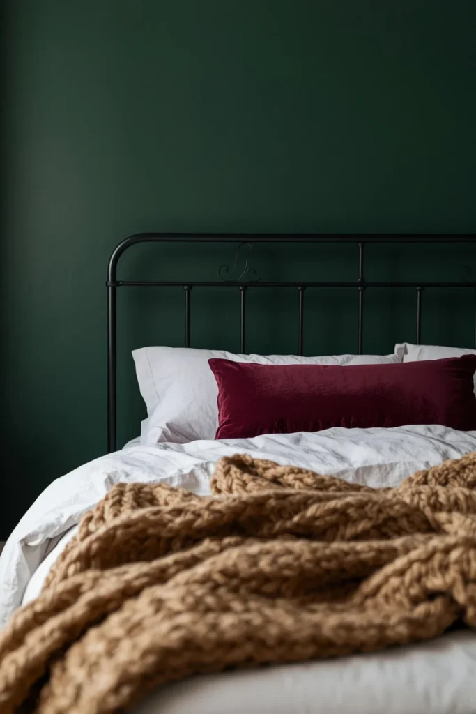 18 Dark Cottagecore Bedroom Ideas That Feel Magical & Deeply Cozy 3 The Wrought Iron Bed Frame