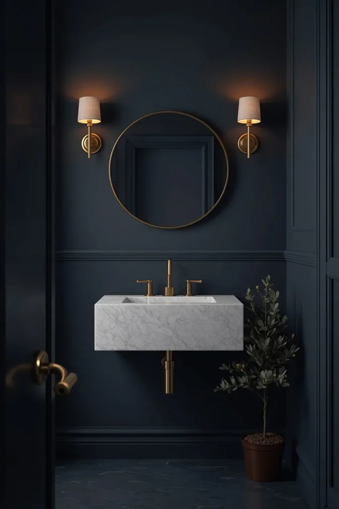 23 Half Bathroom Ideas That Turn a Tiny Room Into a Total Showstopper 3 Half Bathroom Ideas