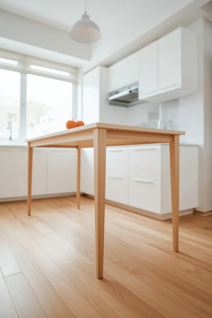 25 Kitchen Island Ideas That Steal the Show in Every Home 21 Leggy, Lifted Island