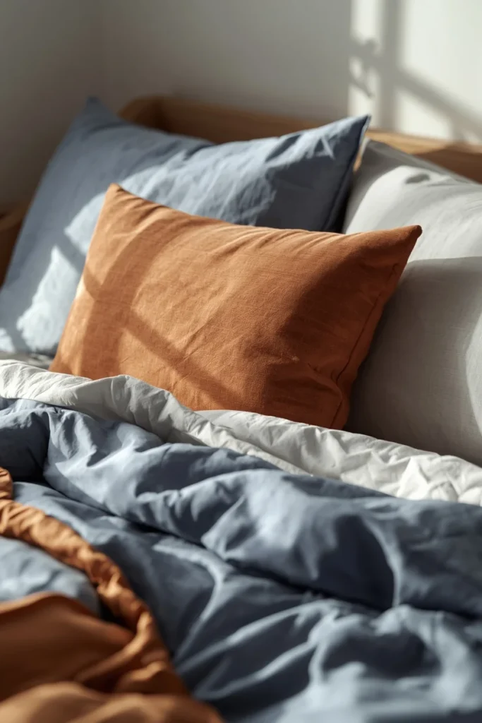 Light Terracotta or Clay Accent Pillow