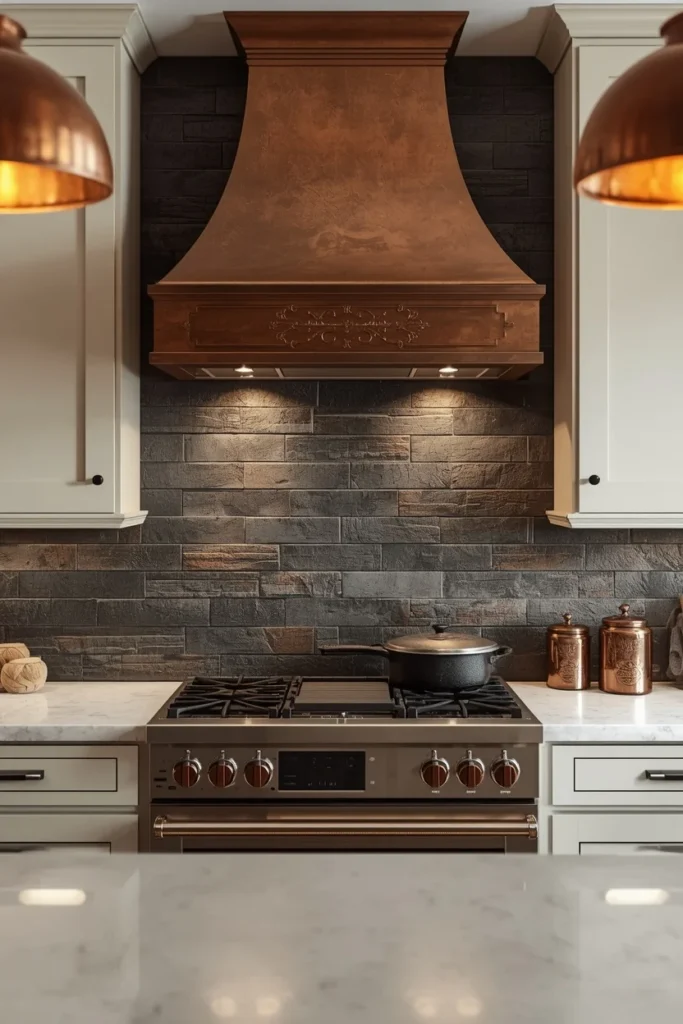 Natural Slate in Charcoal and Bronze Tones
