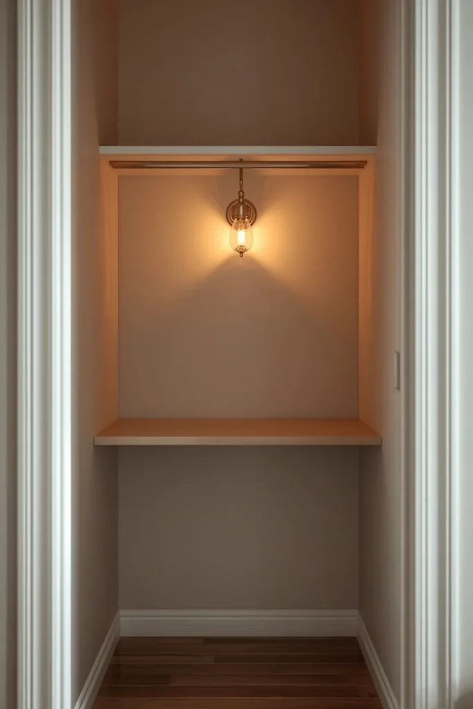 closet home office conversion,