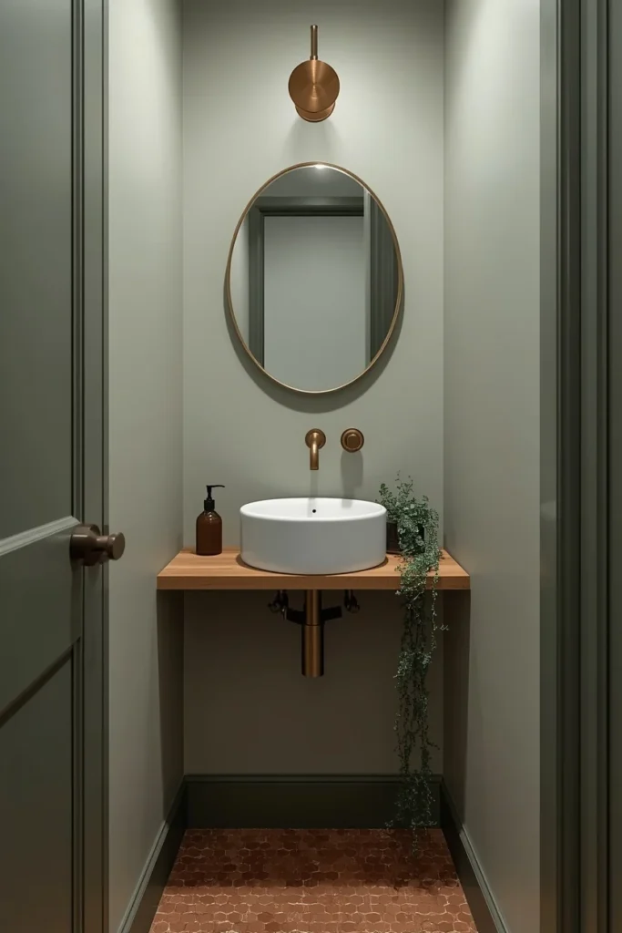 23 Half Bathroom Ideas That Turn a Tiny Room Into a Total Showstopper 23 Tiny Powder Room Small Space