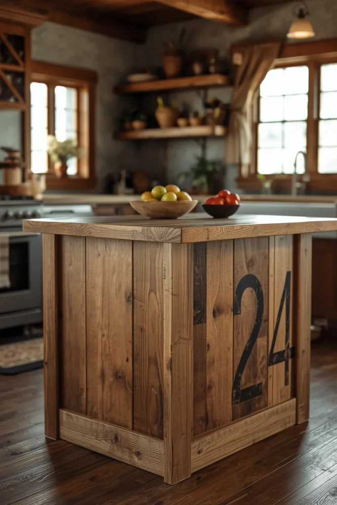 25 Kitchen Island Ideas That Steal the Show in Every Home 25 Reclaimed Material Island
