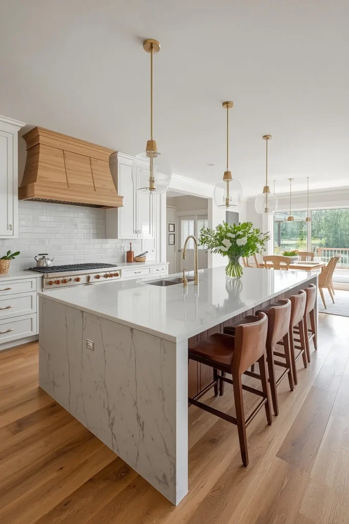 25 Kitchen Island Ideas That Steal the Show in Every Home 26 Oversized Statement Island