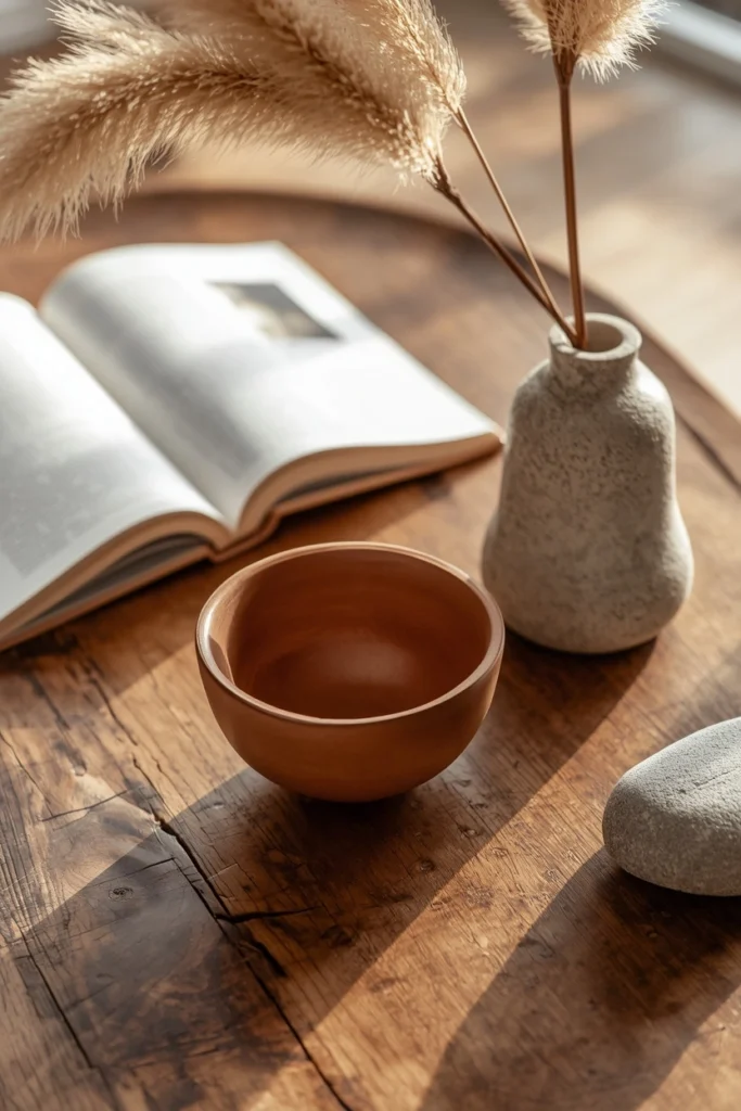 Earthy Japandi — Terracotta Accent Edition