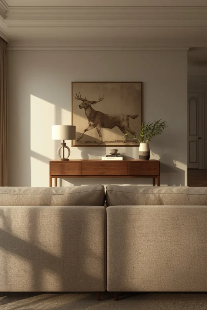 20 Genius Ways to Connect Your Living & Dining Room Seamlessly & Stylishly 4 open floor plan, featuring a linen sofa with its back facing a dining table