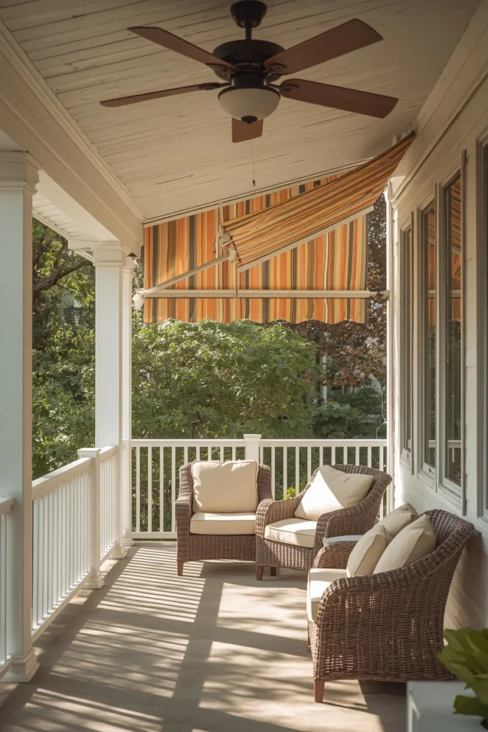 19 Summer Porch Decor Ideas That Make Outdoor Living Bright & Beautiful 4 Screen In Part of Your Porch in summer