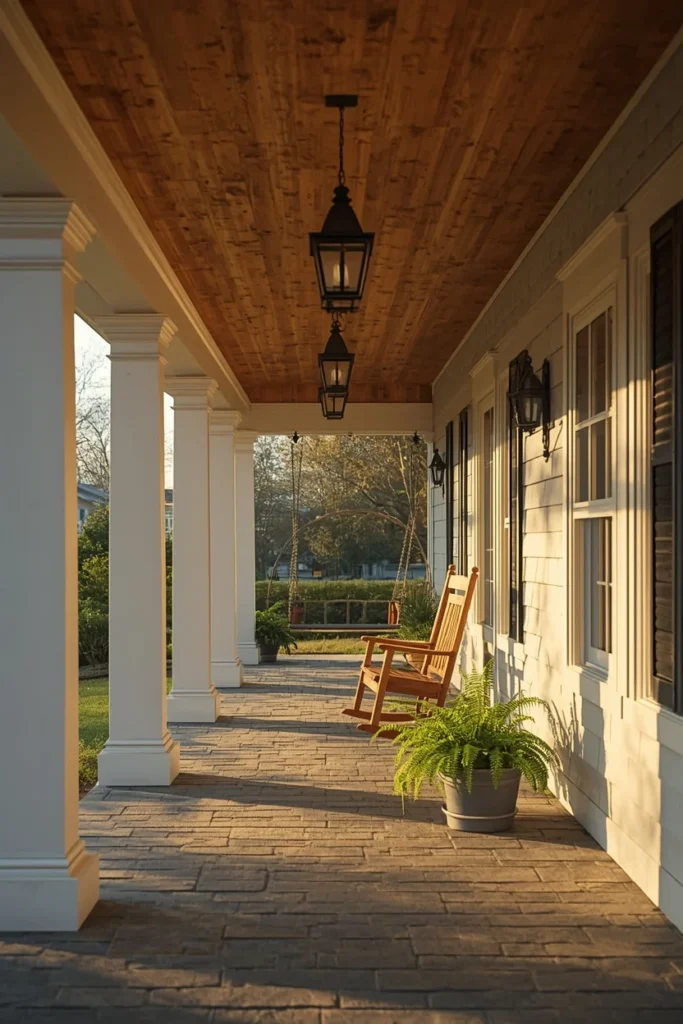 16 Craftsman Exterior Ideas That Are Classic, Detailed & Endlessly Beautiful 5 craftsman front porch, featuring a full-width covered porch