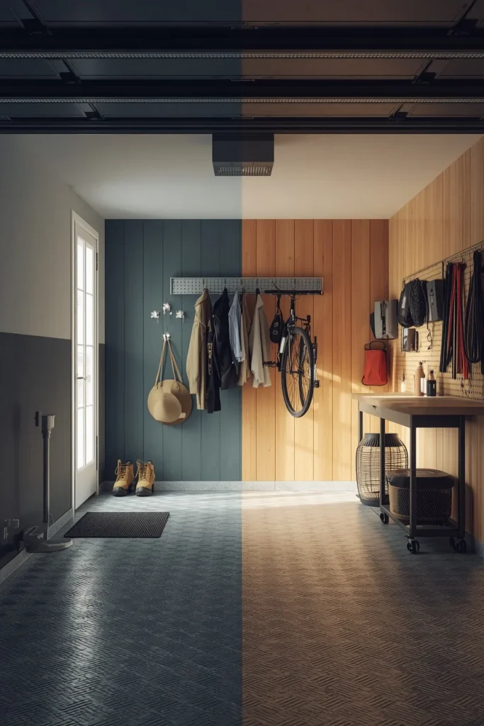 19 Garage Storage Ideas That Finally Tame the Chaos & Look Great Doing It 5 garage wide angle, featuring distinct zones