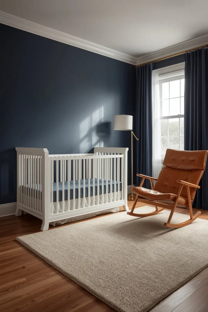 19 Gender Neutral Nursery Ideas That Are Modern, Stylish & Perfectly Timeless 5 modern nursery, featuring a matte black metal crib