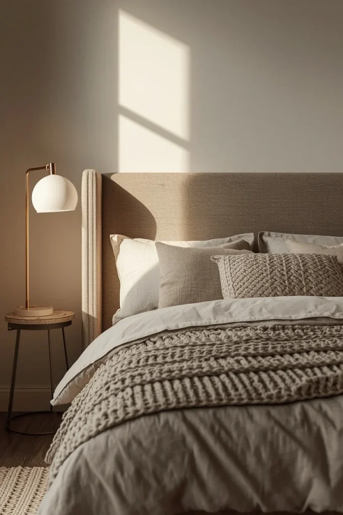 No-Sew Fabric Headboard