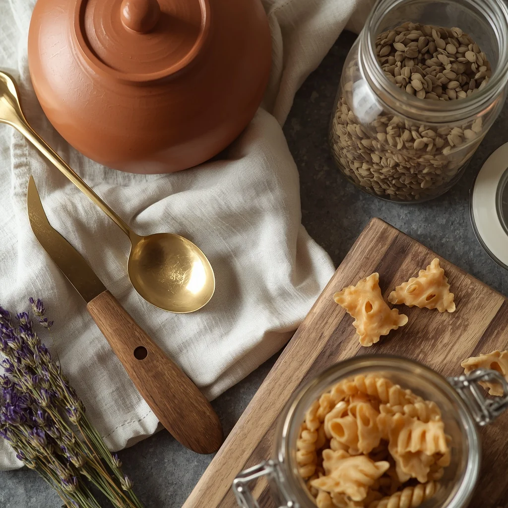 The Worn Wooden Kitchen Table