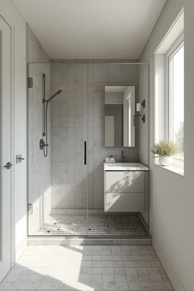 18 Small Bathroom Ideas That Pack Maximum Style Into Minimal Space 6 small bathroom, featuring a full frameless glass shower