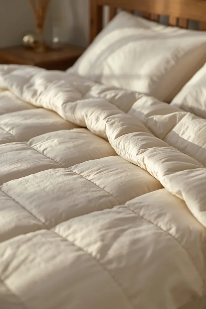 Quilted Coverlet as a Summe
