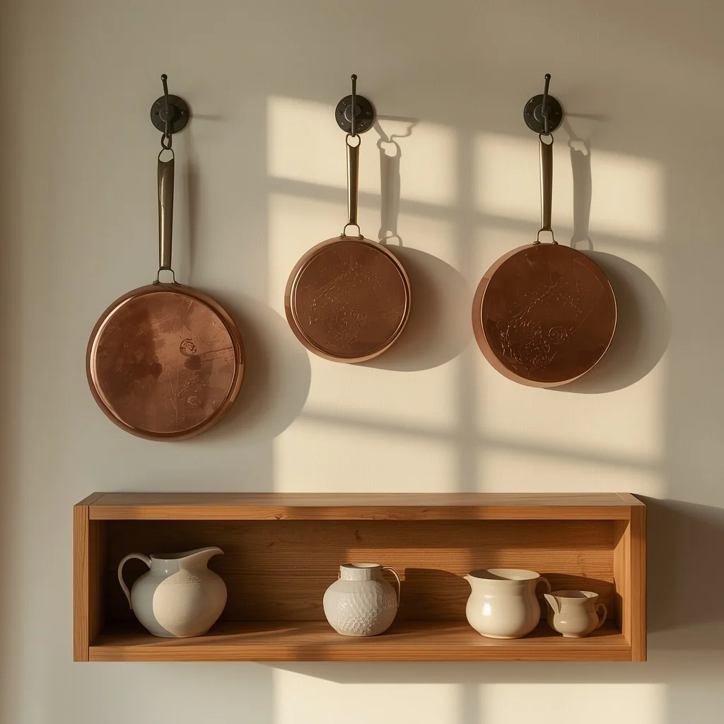  The Copper Cookware Display