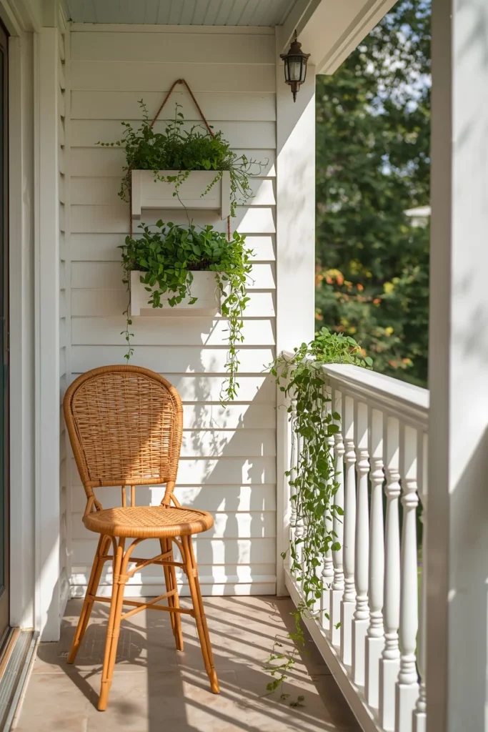 19 Summer Porch Decor Ideas That Make Outdoor Living Bright & Beautiful 6 Use Hanging and Vertical Planters in summer porch
