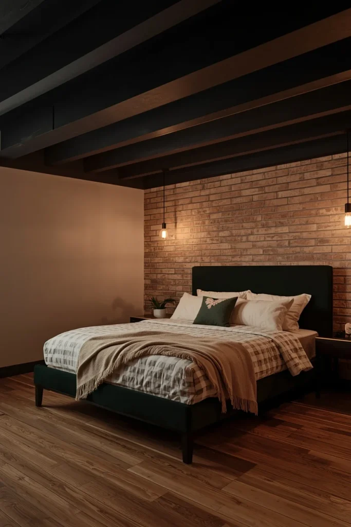 22 Basement Bedroom Ideas That Are Cozy, Stylish & Surprisingly Bright 8 Make the Ceiling Work For You